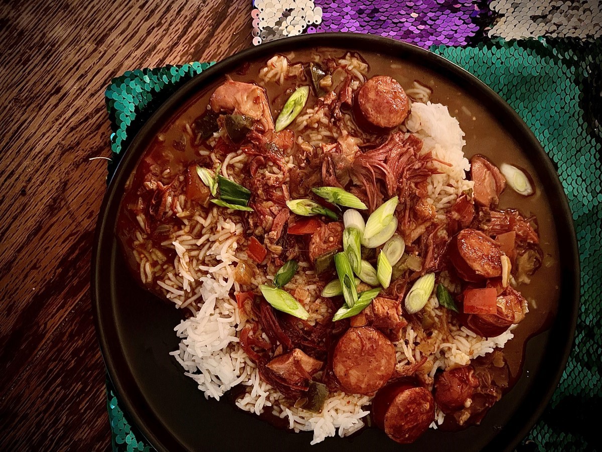 Smoked Turkey Gumbo using local ingredients by Chef Alex Page in Durham Region, Ontario