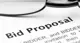 Bid Proposal contract